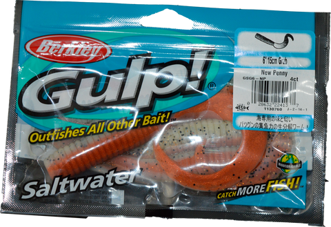 Gulp Soft Bait Packet 6" Grub