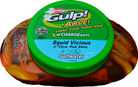 Gulp Soft Bait Tub 6" Squid Vicious