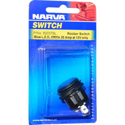 Illuminated 12 volt waterproof switch