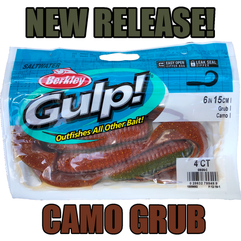 Gulp Soft Bait Packet 6" Grub