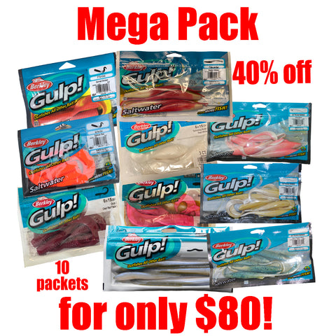 Gulp Soft Bait 10 packet Mega Packet