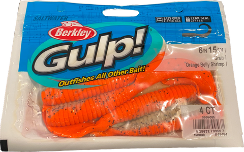 Gulp Soft Bait Packet 6" Grub