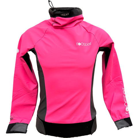 ROOSTER ladies wet weather top PINK